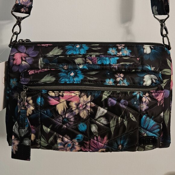 Lug Stretch crossbody NWT in Bloom Black - Picture 1 of 7